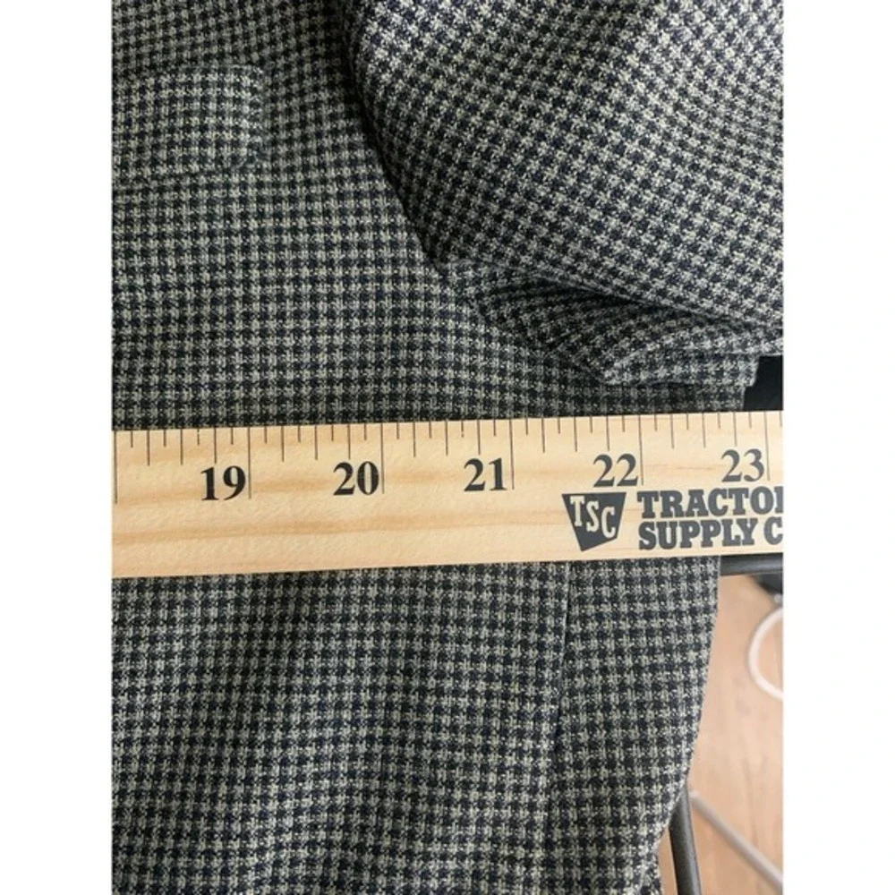 Mens L 42 Bert‎ Pulitzer Wool Polyester Blend Sports Coat Blazer Houndstooth